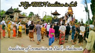 NGABEN tradition in bali