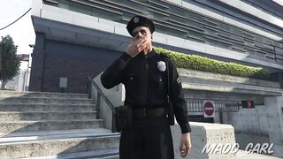 What Happens If You Get 10 Stars in GTA 5? (Epic Cop Battle)
