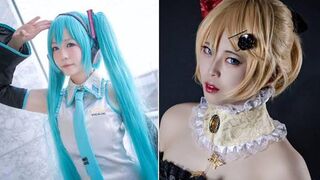 beautiful female cosplay like anime