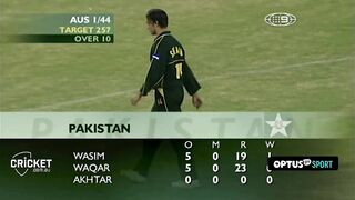 Shoaib Akhtar vs Australia 5 wickets