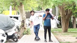 Foam Stick Prank - Funny Reactions @ThatWasCrazy