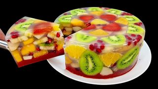 Juste de l'eau et des fruits ! Dessert délicieux et sain sans gélatine et cuit en 5 minutes