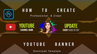 How to Make a Professional YouTube Banner in Photoshop