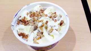 Almond Ice Cream with Vanilla Flavor