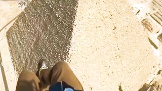 Top view of the Egyptian Pyramids