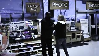 Woman caught shoplifting