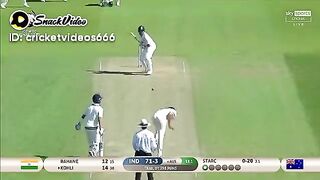 Kholi gone wicket by stark