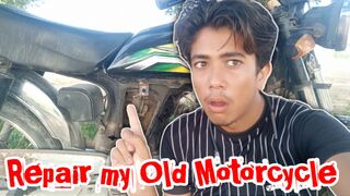 Road Accident and Repair old bike