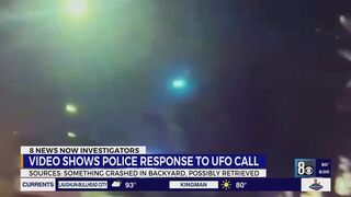 Las Vegas family claims to see aliens after several report something falling from sky