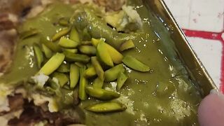 Pistachio milk cake