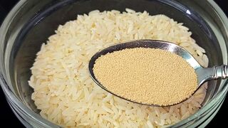 Mélangez de la levure avec du riz, vous allez adorer !❗ Une RECETTE oubliée depuis longtemps !