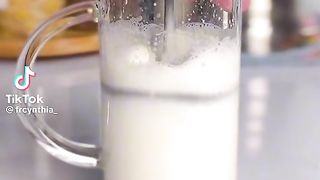 Making cappuccino