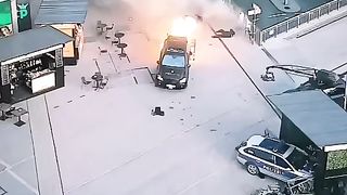The bomb blast