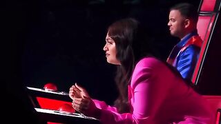 jess gets emotional when she find out who is singing