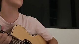 aman with amaaaaaazing voice sining and playing guitar