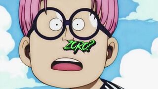 Coby  telling Luffy About Zoro