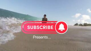 Crazy shore break video