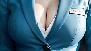 4K Ai lookbook] puliti studios Ai lugbug/ puriti Stewardess Ai Lookbook/ puritīsuchuwādesu Ai rukku bukku/ Sora ane. Video 2023