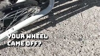 He was broken down on the side of the road AND THEN...