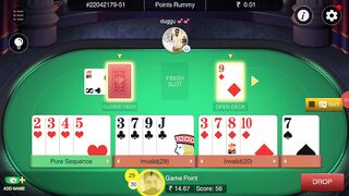 How To Play OSOM Rummy Online - How Play Rummy Online Game - Rummy Game Match Practice #37