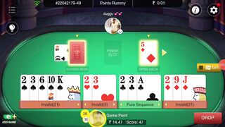 How To Play OSOM Rummy Online - How Play Rummy Online Game - Rummy Game Match Practice #35