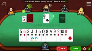 How To Play Junglee Rummy Online - How Play Rummy Online Game - Rummy Game Match Practice #3