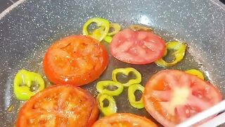 Easy breakfast with eggs