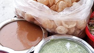 Street food pani puri @pakistanisairsapatee