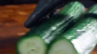 recipe# cucumbers with salmon and crab sticks# delicious