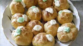 Рецепт# вкусные эклеры с кремом