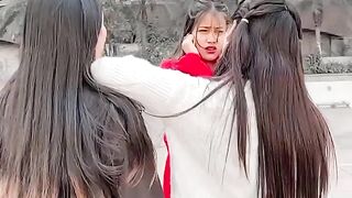???? Don't touch my friend ???? - Girl attitude status ???????? - School life girl fight ???? -#shorts.mp4