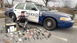 I found 28 Iphones, 18 Apple watches, 7 Guns and 2 GoPros Under water!!