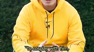 Cosplay with my neighbor #anime #naruto #jiraiya