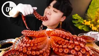 ENG SUB) ASMR MUKBANG GIANT KING OCTORPUS EATING SOUND! (6KG)