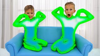 Vlad turns into a superheroes | Compilation video for children