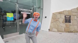 Blippi Plays with Light and colors at the Museum!_Educational Videos for kids.