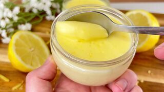 Crème citron sans oeufs, sans fécule, ni farine ! 3 ingrédients : Incroyable ! Lemon Posset ♥