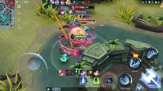 Mobile legend game play moment Maniac 1vs4