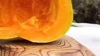 Pumpkin Dessert in Stone Pot.