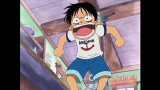 One Piece Luffy Eats The Gum-Gum fruit