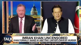 Imran khan exclusive interview with pier's Morgan uncens  interview on talk TV