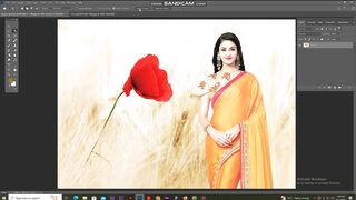 Background Change Model in #Photoshop 25