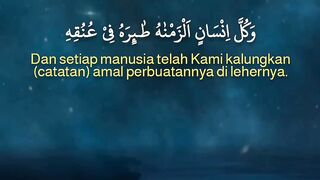 Surah Al-Isra ayat 13-15 #Idris Abkar Free Repost - save