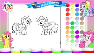 Rainbow Pony Adventure: Coloring and Creating a Colorful Pony