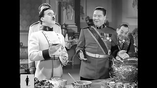 Charlie Chaplin food fight comedy