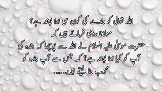 Allah Ki Pasand | Allah Ko Konsi Ada Pasand Hai | Urdu Bayan