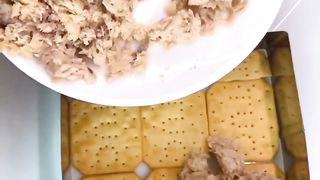 recipe# cracker and canned pink salmon salad