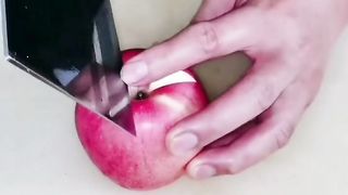 Нарезка яблока