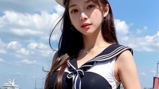 Ai Lookbook Sailor Cosplay / AI art roadshow. Video 2023