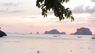 Thailand kho nao_sunset_solo travel_#travel#shorts_phi phi